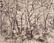Camille Pissarro Wooded landscape at L-Hermitage,Pontoise oil